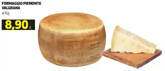 Coop Valgrana Formaggio Piemonte offerta