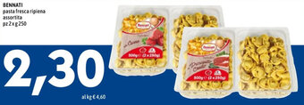 MEGA Bennati pasta fresca ripiena assortita pz 2 x g 250 offerta