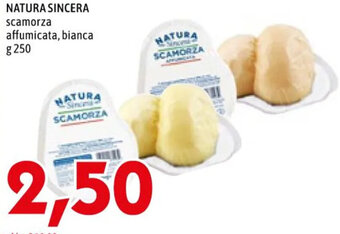 Natura Sincera scamorza affumicata, bianca g 250