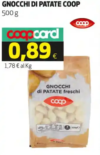 Coop Coop Gnocchi di Patate 500 g offerta