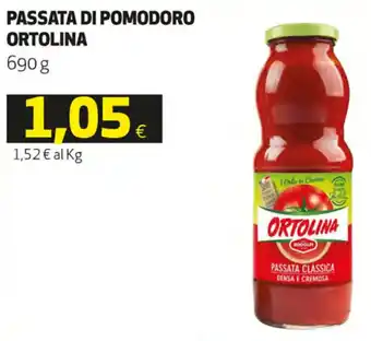 Coop Ortolina Passata di Pomodoro 690 g offerta