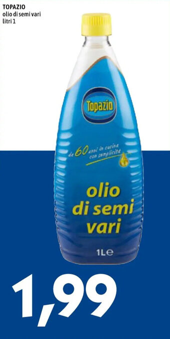 MEGA Topazio olio di semi vari litri 1 offerta