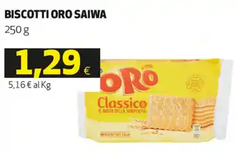 Coop Saiwa Biscotti Oro 250 g offerta