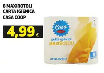 Coop Casa Coop 8 Maxirotoli Carta Igienica offerta