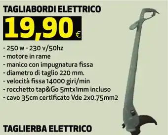 Coop Tagliabordi Elettrico offerta