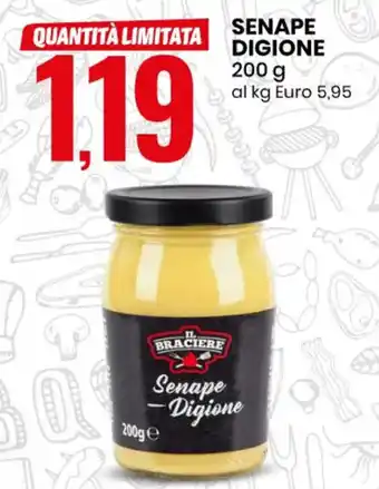 Eurospin Il Braciere Senape Digione 200 g offerta