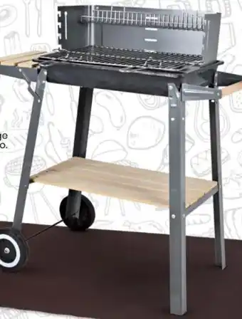 Eurospin Il Braciere Barbecue con Ruote e Piani D'Appoggio offerta
