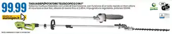Eurospin Euro Garden Tagliasiepi/Potatore Telescopico 2 in 1 offerta