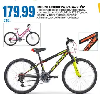 Eurospin Mountain Bike 24" Ragazzo/A offerta