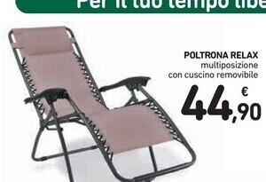 Spazio Conad Poltrona relax offerta