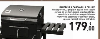Spazio Conad Deluxe barbecue a carbonella offerta
