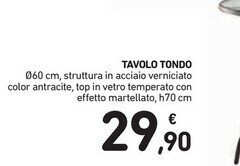 Spazio Conad Tavolo tondo offerta
