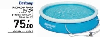 Spazio Conad Bestway piscina con pompa offerta