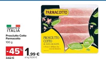 Carrefour Iper Parmacotto prosciutto cotto offerta