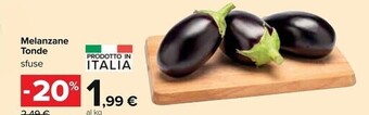 Carrefour Iper Melanzane tonde offerta