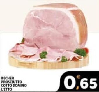 Premium Supermercati Becher Prosciutto Cotto Domino L'etto offerta