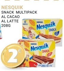 Eté Nestlè nesquik snack multipack al cacao offerta