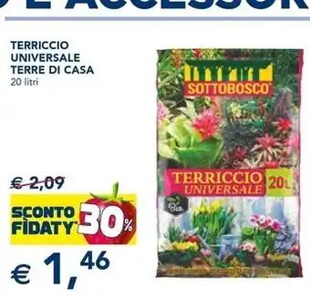 Esselunga Terriccio universale terre di casa offerta