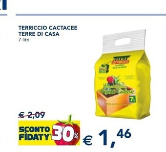 Esselunga Terriccio cactacee terre di casa offerta