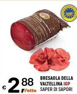 A&O Saper di sapori bresaola della valtellina igp offerta