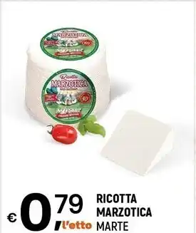 A&O Marte ricotta marzotica offerta