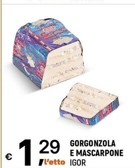 A&O Igor gorgonzola e mascarpone offerta