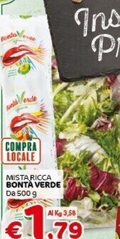 Crai Bontà verde mista ricca offerta