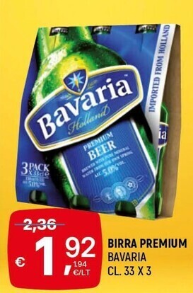 A&O Bavaria birra premium offerta