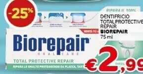 Crai Biorepair dentifricio total protective repair offerta