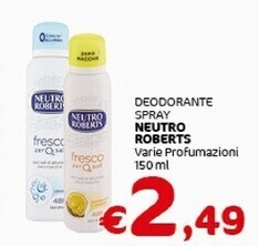 Neutro roberts deodorante spray