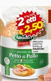 Crai Amadori arrosto di petto di pollo offerta