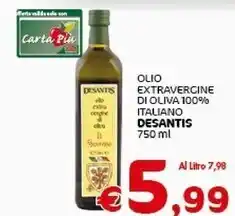 Crai Desantis olio extravergine di oliva offerta