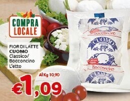 Crai Cuomo fior di latte classico offerta