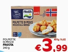 Crai Frosta polpette di pesce offerta