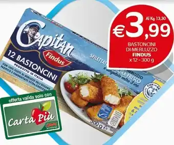 Crai Findus bastoncini di merluzzo offerta