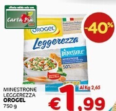 Crai Orogel minestrone leggerezza offerta