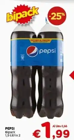 Crai Pepsi bipack offerta