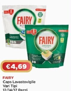 Crai Fairy caps lavastoviglie offerta