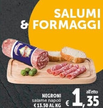 Gourmet Déco Negroni salame napoli offerta