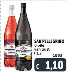 San pellegrino bibite vari gusti