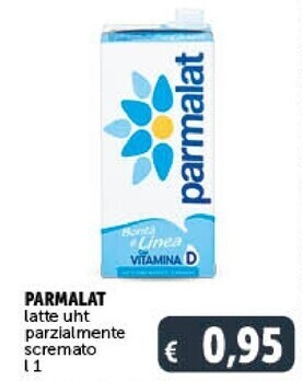 Gourmet Déco Parmalat latte uht parzialmente scremato offerta