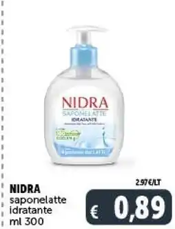 Nidra saponelatte idratante