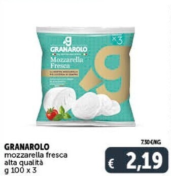 Gourmet Déco Granarolo mozzarella fresca alta qualità offerta