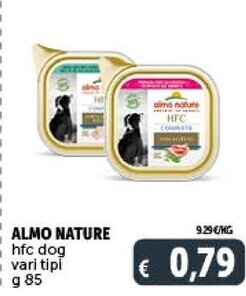 Gourmet Déco Almo nature hfc dog vari tipi offerta