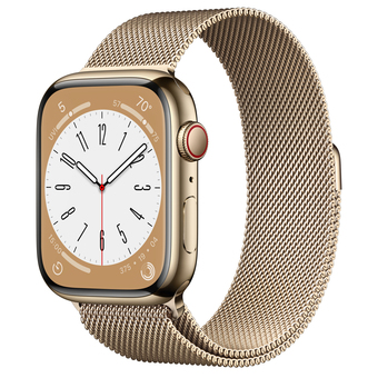 Unieuro Apple watch series 8 oled 45 mm oro gps (satellitare) offerta
