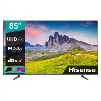 Unieuro Hisense 85a6dg tv 2,16 m (85) 4k ultra hd smart tv wi-fi nero, grigio offerta