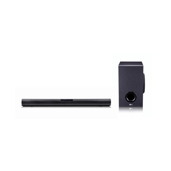 Unieuro Lg soundbar sqc1 160w 2.1 canali, dolby digital, subwoofer wireless, novità 2022 offerta