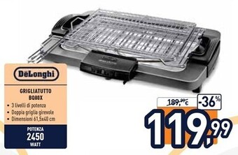 Unieuro De longhi grigliatutto bq80x offerta