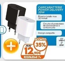 Expert Area - caricabatterie power delivery 20w offerta