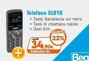 Expert Beghelli telefono slv10 offerta